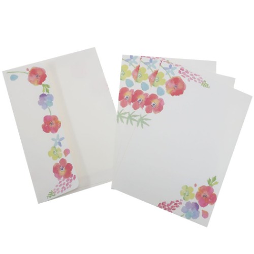 楽天市場 4枚入り 封筒セット Nami Nami アネモネとルピナス クローズピン 金封 お祝い ガーリーイラスト 女子向け かわいい おしゃれ ギフト メール便可 雑貨 アートの通販店ベルコモン