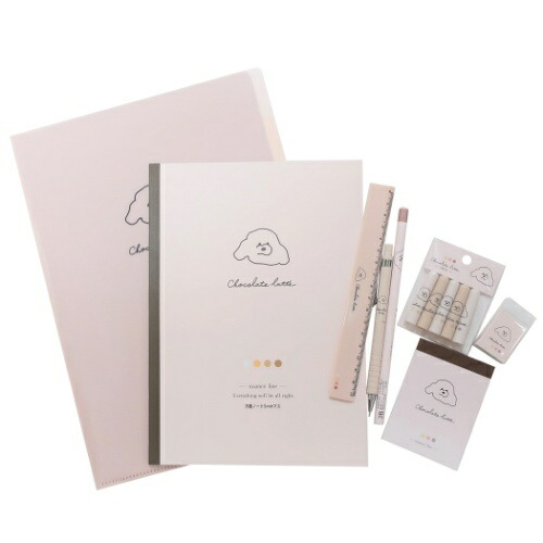 楽天市場 中学生 8点文房具セット 文具セット 女の子 プレゼント ニュアンスライン おしゃれ クラックス 雑貨 アートの通販店ベルコモン