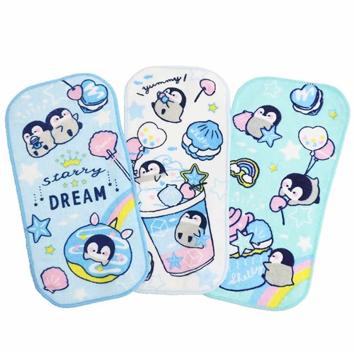 STARRY DREAM 幼稚園 プチタオル 抗菌防臭ハーフちびタオル3枚セット 新入学 カミオジャパン 入園入学雑貨 ミニハンカチ メール便可