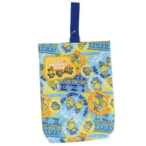 市場 体育館靴かばん ユニバーサル映画 ミニオンズ 新入学 キルト 高波クリエイト シューズバッグ