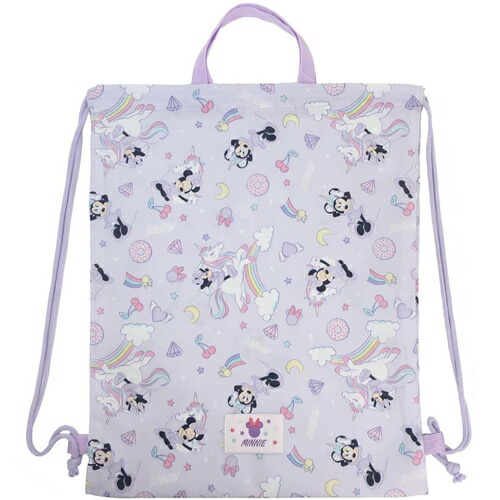 市場 体操服かばん 新入学 ディズニー ナップサック 総柄 ミニーマウス