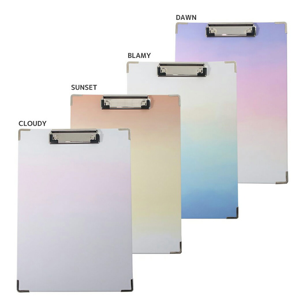 Sora No Namae おしゃれ バインダー メール便可 カミオジャパン クリップボード 新学期準備文具