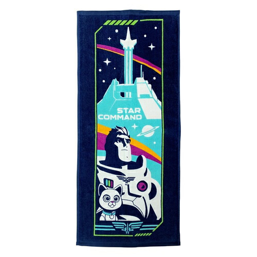 プリントロングタオル フェイスタオル バズライトイヤー ディズニー インロック コレクション雑貨 メール便可 訳ありセール格安