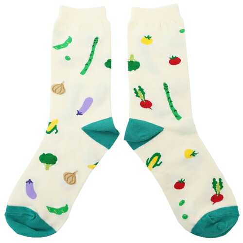 超話題新作 レディースソックス 女性用靴下 Garapago 野菜 Green Flash かわいい プレゼント メール便可 Qdtek Vn
