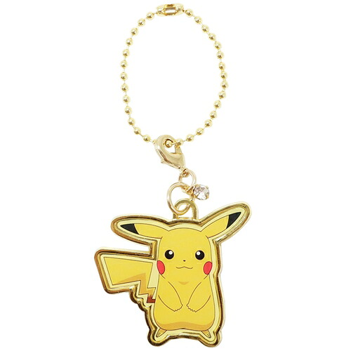 誕生石カラーキーホルダー キーチェーン ピカチュウ 4月 ダイヤモンド ポケットモンスター