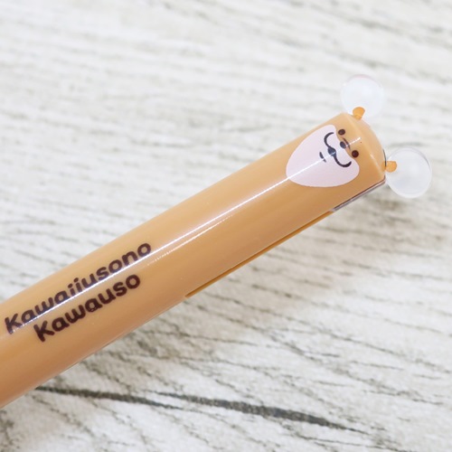 Mimiペン 黒赤2色ボールペン 文具 Funbox 可愛い嘘のカワウソ
