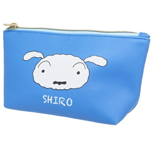 とっておきし新春福袋 舟形ペンポーチ ペンケース クレヨンしんちゃん シロ スモールプラネット 筆箱 小物入れ かわいい アニメ