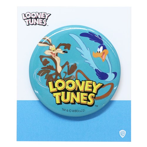 カンバッジ 缶バッジ ルーニーテューンズ 追いかけっこ LOONEY TUNES スモールプラネット コレクション雑貨 メール便可
