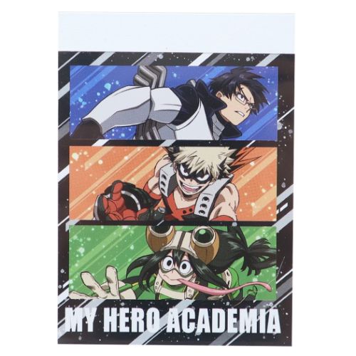 65円 人気の ミニミニメモ メモ帳 僕のヒーローアカデミア 集合b 少年ジャンプ カミオジャパン 新学期準備文具 アニメメール便可