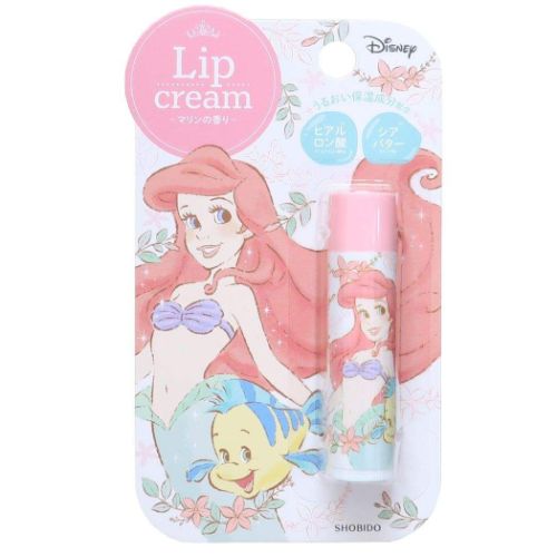 コスメ雑貨 リップクリーム リトルマーメイド アリエル マリンの香り ディズニープリンセス 粧美堂 プレゼント メール便可 割引価格