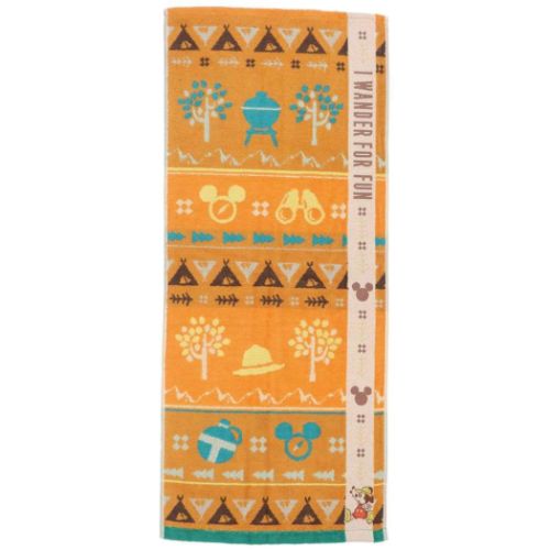 ミッキーマウスフェイスタオル