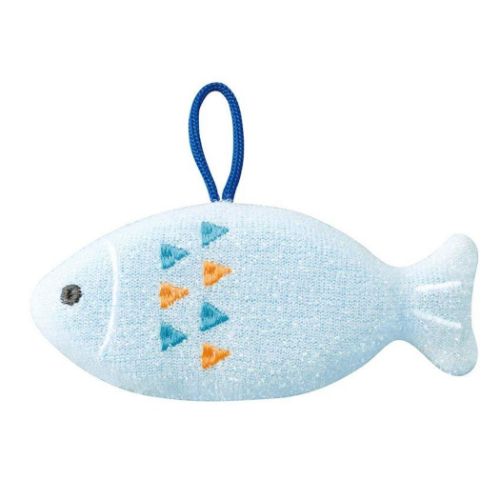 キラキラおそうじスポンジ サカナ キッチンスポンジ