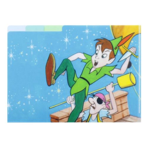 楽天市場】ピーターパン クリアファイルA5 3P 728049 レトロアート
