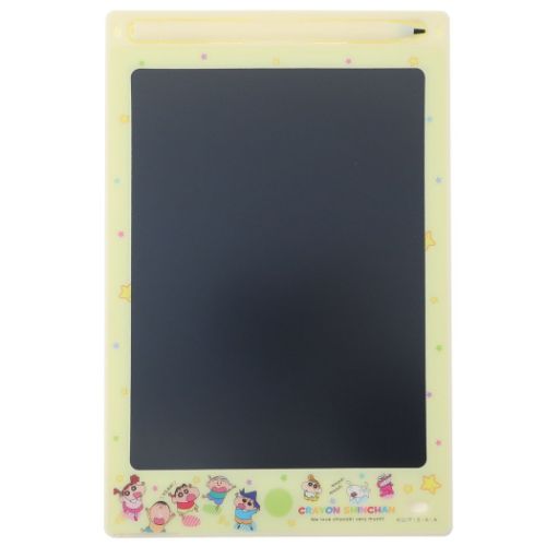 デジタルメモパッド 電子メモ クレヨンしんちゃん チョコビシャワー ティーズファクトリー プレゼント 電子メモ帳 ペン付き 筆談 アニメメール便可画像