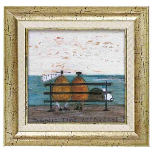 Sam Toft 額付きポスター サムトフト 行楽シーズン到来 ユーパワー ST-05024 ギフト インテリア 取寄品