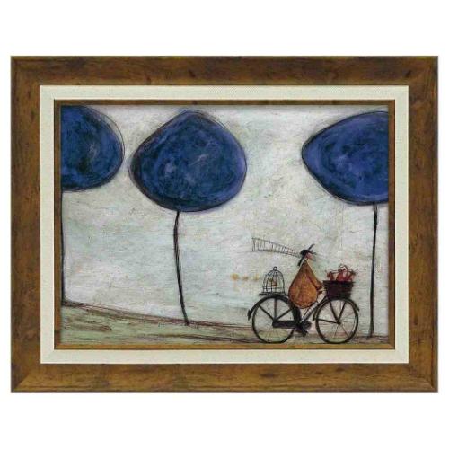 Sam Toft 額付きポスター サムトフト 気ままにジョイス ユーパワー ST-08029 ギフト インテリア 取寄品