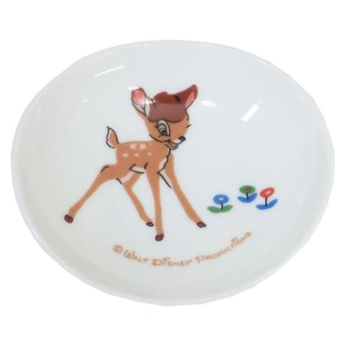 楕円小皿 ミニプレート バンビ 復刻アート1963 ディズニー 三郷陶器 レンジ対応 食器 レトロ画像