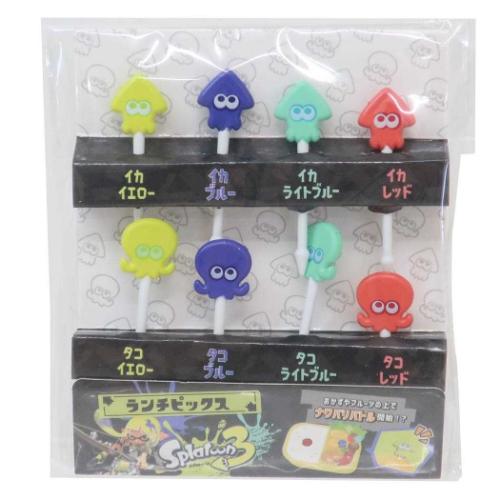 楽天市場】お弁当雑貨 スプラトゥーン ランチピックス 8本セット サン