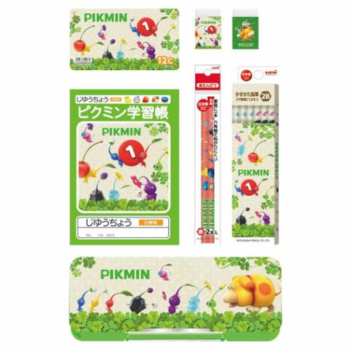 文具6点セット 文房具セット ピクミン 三菱鉛筆 新学期準備文具
