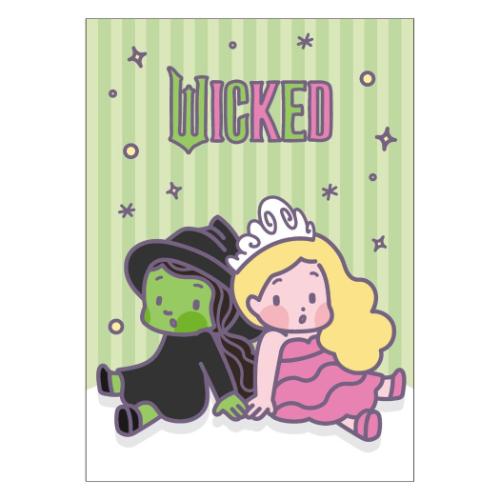 楽天市場】ウィキッド ふたりの魔女 POSTCARD＆ダイカットシール