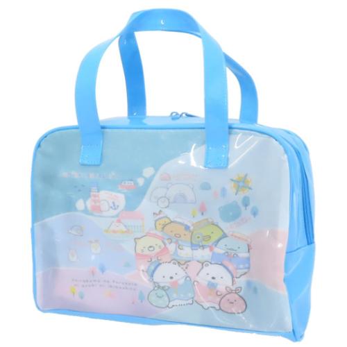 Vinyl Boston bag, pool bag Sumikko Gurashi San-X K Company Beach Bags for Beach and Pool Leisure Activities