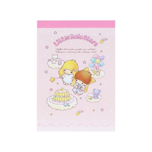 楽天市場】リトルツインスターズ キキララ メモ メモ帳 (パーティの