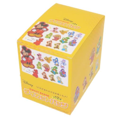 ダイカットバッジ 全12種 12個入セット キャラバッジ ディズニーディズニー エスケイジャパン コレクション雑貨 まとめ買い