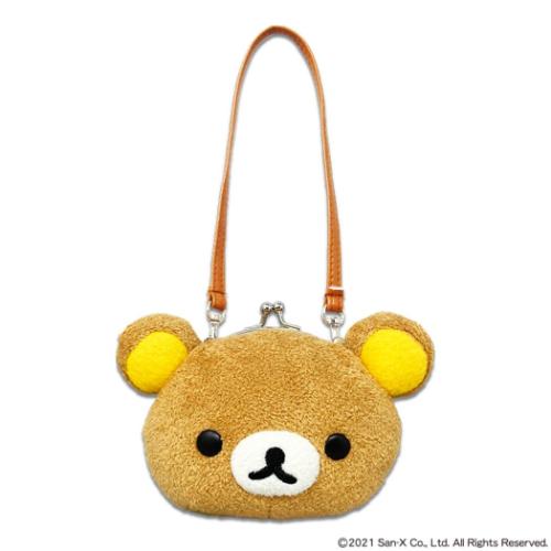 がまぐちミニポーチ ミニポーチ リラックマとカオルさん サンエックス 内藤デザイン 小物入れ画像