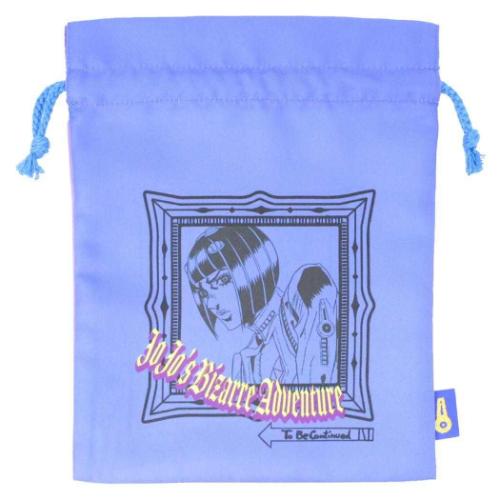 トラベル巾着 巾着袋 ジョジョの奇妙な冒険 黄金の風 ブチャラティ＆アバッキオ 少年ジャンプ バンダイ 小物入れ アニメメール便可画像