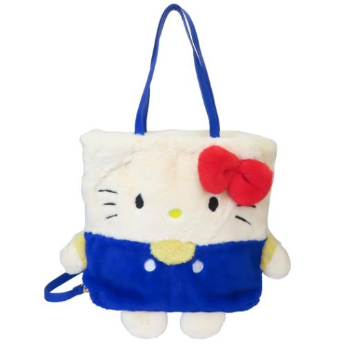 IP.トールcryptid.サンリオ-A ぬいぐるみトート トートバッグ ハローキティ サンリオ ルートート 大きめ リュックサック 肩掛け 2way