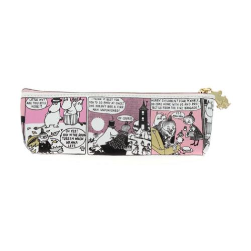 Sun-Star x Moomin Comic Pencil Case - Pink