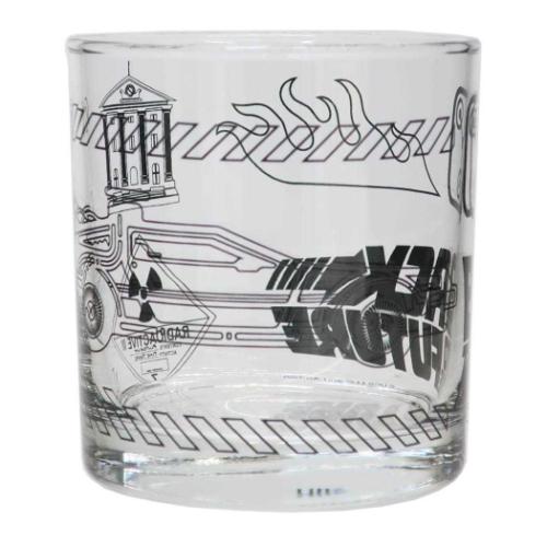 ロックグラス ガラスコップ バックトゥザフューチャー ラインアート Back to the Future Green Flash 新生活 映画画像