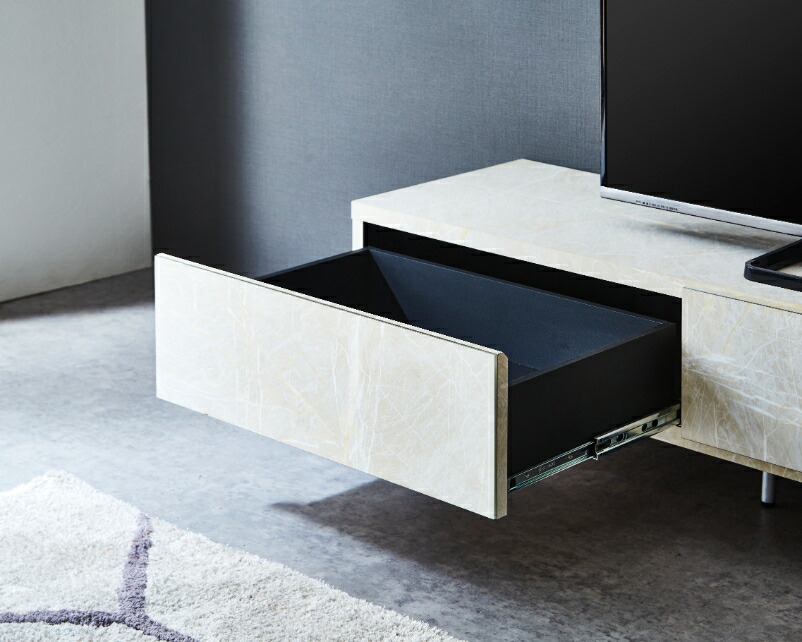 大理石調 国産 テレビ台 180cm テレビボード 完成品 日本製 TVラック ...