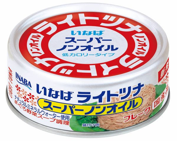 いなば食品 いなば 国産ライトツナスーパーノンオイル 70g×24缶