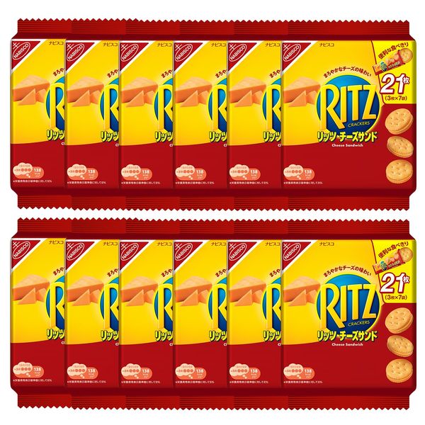モンデリ―ズ リッツ ファミリーパック チーズサンド 187g×12袋