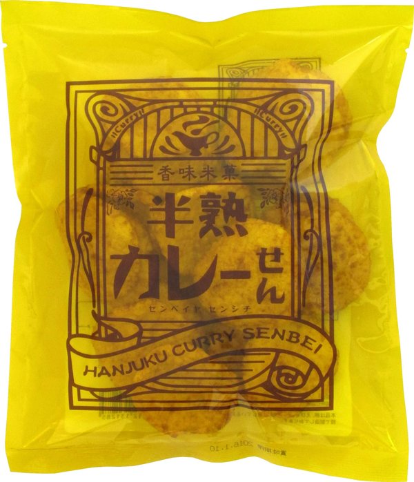 まるせん米菓 煎餅屋仙七 半熟カレーせん 80g ×12個