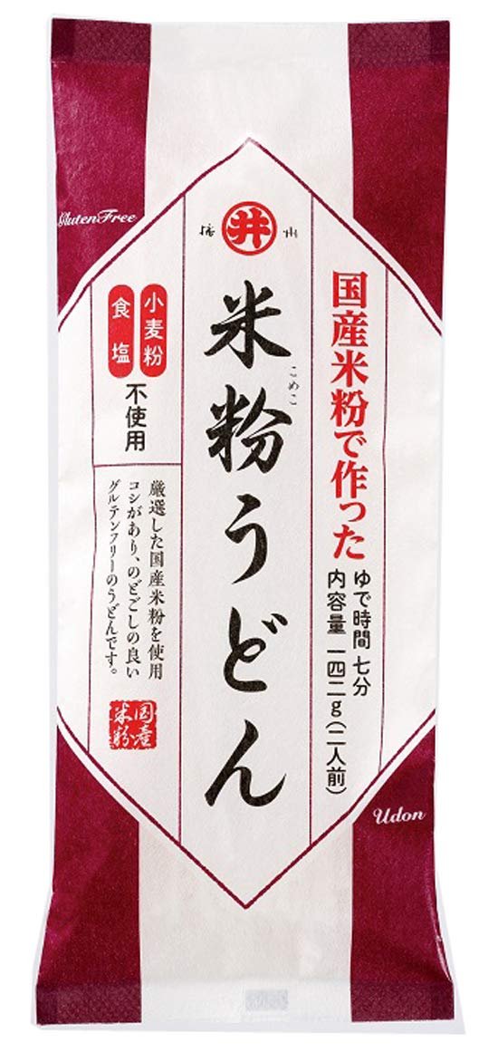 東亜食品 グルテンフリー米粉うどん 142g×12袋