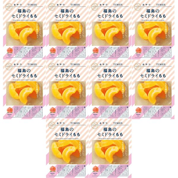 おやつTIMES 福島のセミドライもも 40g×10袋