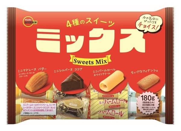 ブルボン 4種のスイーツミックス 180g×6袋