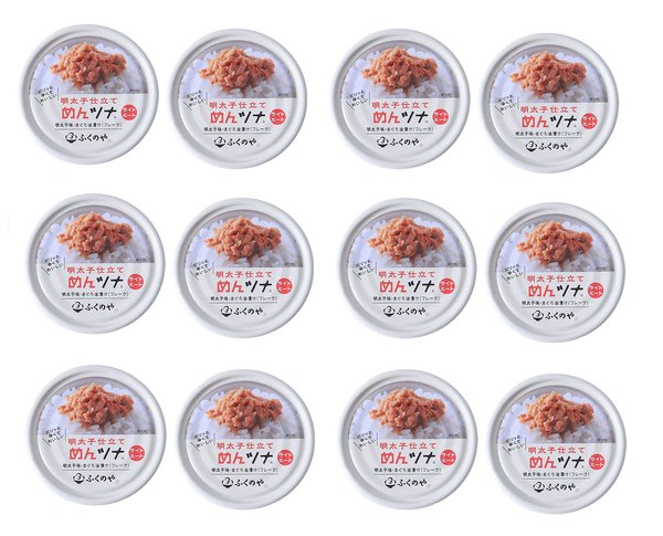 ふくや 明太子仕立て めんツナ ライトミート 70g×12