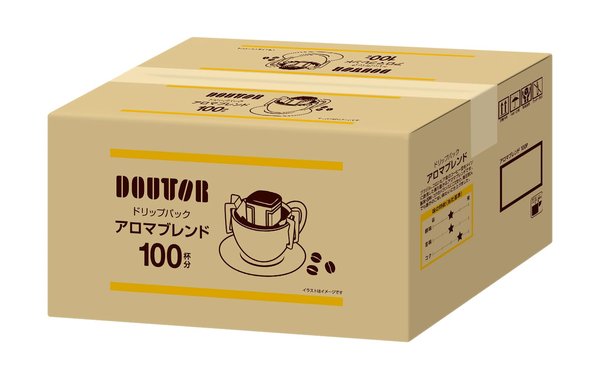 ドトールコーヒー ドリップパックアロマブレンド 100杯分(旧名:まろやかブレンド)