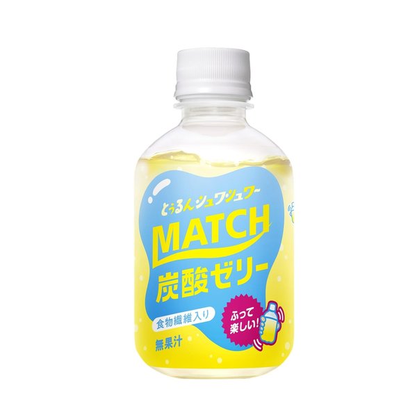 Match(マッチ) 大塚食品 炭酸ゼリー 食物繊維入り ふって楽しい 小腹満たし 260gx24本