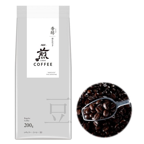 AGF 煎 レギュラー・コーヒー 豆 香醇 澄んだコク200gx2袋 コーヒー豆 コーヒーギフト