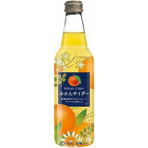 川崎飲料 みかんサイダー 340mlx24本