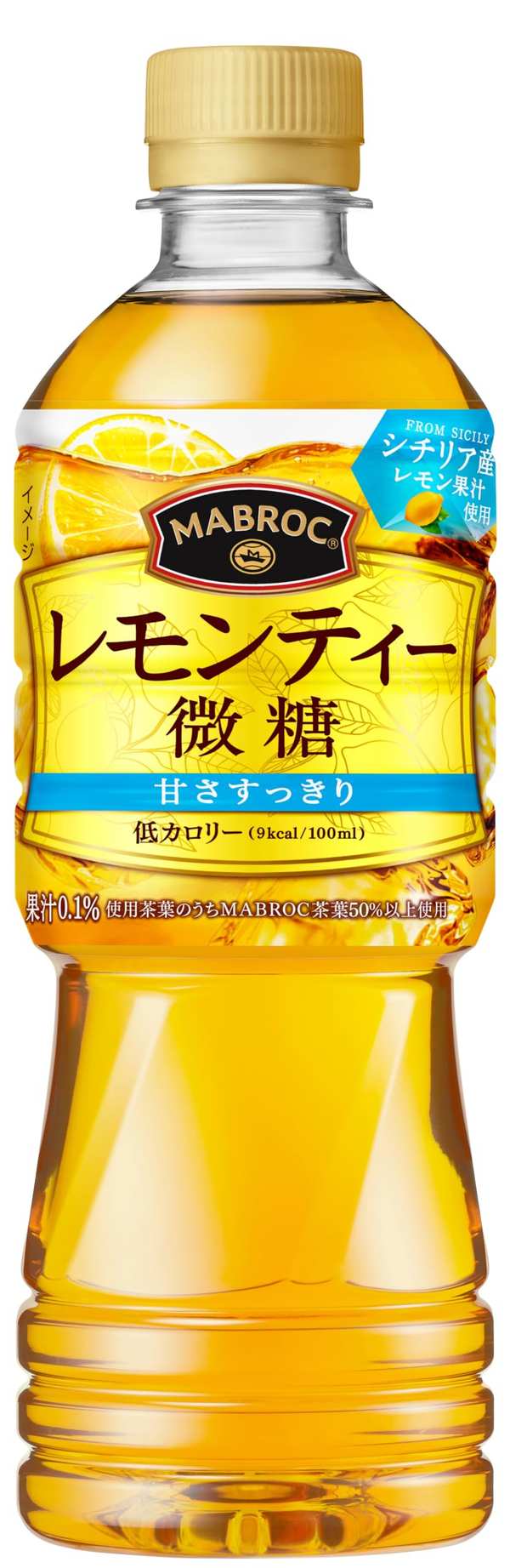 ポッカサッポロ マブロック レモンティー微糖 525ml x 24本