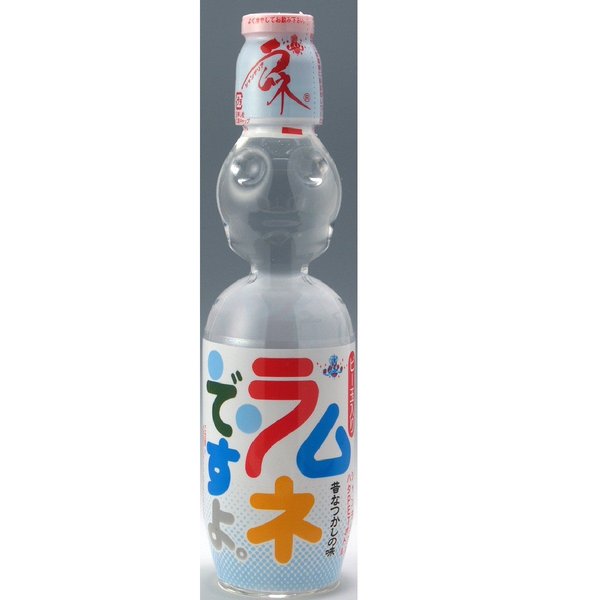ハタ鉱泉 ハタPETラムネですよ シール付250mlx30本