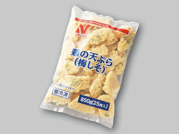 [冷凍]ニチレイ 鶏の天ぷら(梅しそ) 850g(25枚入) x2袋