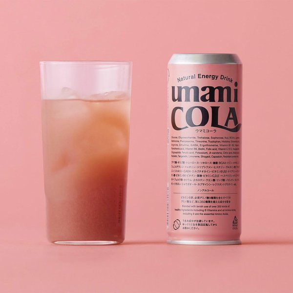 UMAMI COLA (ウマミコーラ) エナジードリンク x クラフトコーラ缶250ml / 30本無添加 350種以上の栄養成分 アミノ酸 BCAA GABA 10種類以上のハーブとスパイス 麹甘酒 ノンアルコール ノンカフェイン エナドリ 栄養ドリンク コーラ 健康ドリンク リラクゼーションドリンク