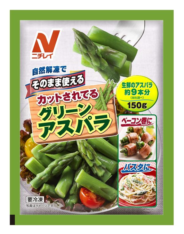 [冷凍] ニチレイ そのまま使えるグリーンアスパラ 150gx10袋 4,480円