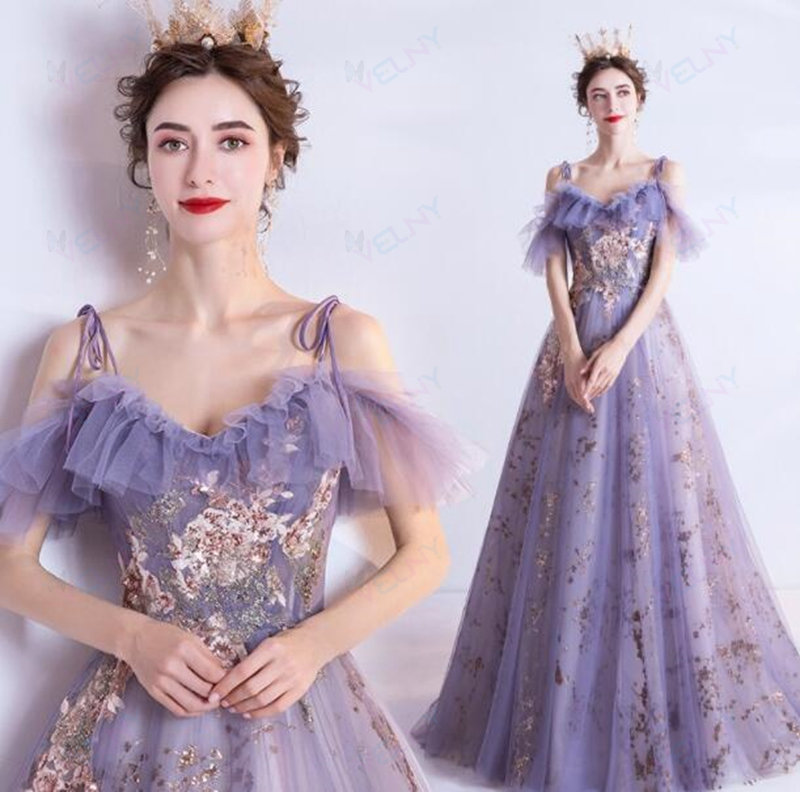ロング丈フォマール ドレスパーティードレス 色合いお召しもの  婚礼の儀お召しもの 一肩先 A伝達ルート  音の大きさ 婚礼の儀 寄り合い 二次会 お呼ばれ  お召しもの 掻き鳴らす会 告げ知らせる会 新年会 上演 社交ダンス お召しもの お召しもの 姫御前 チュチュドレス 好いたらしいXS～3XL 写真色